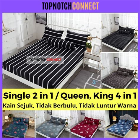 Price list of malaysia katil urut products from sellers on lelong.my. Cadar Bedsheet Queen King Size 4in1 / Single 2in1 Premium ...