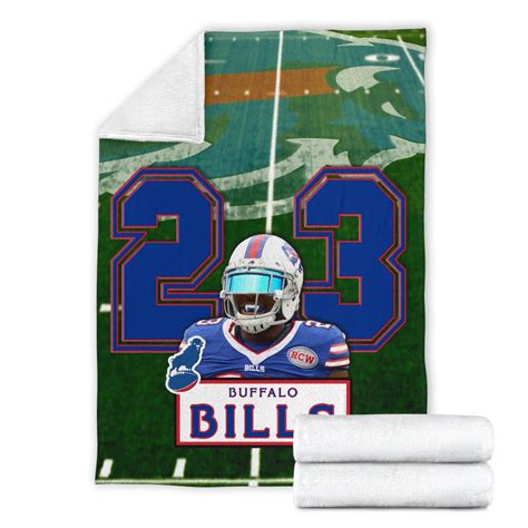 Buy Buffalo Bills American Football Team Fleece Blanket Micah Hyde 23