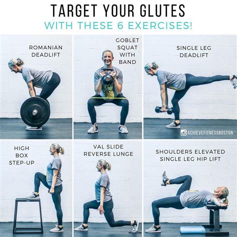 Isolated Glute Workouts ~ Workout Printable Planner