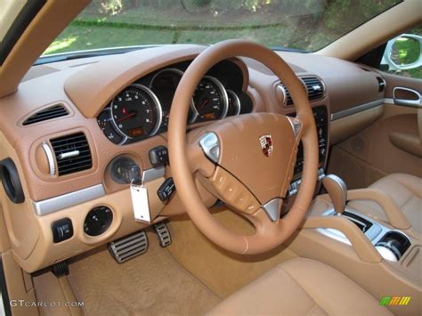 2010 Porsche Cayenne S Havannasand Beige Steering Wheel Photo