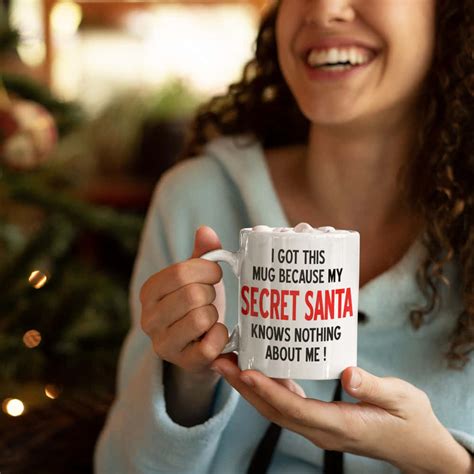 My Secret Santa Knows Nothing About Me Funny T Clever Creations