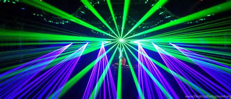 Laser Show Concert Lights Color Abstraction Psychedelic Wallpapers