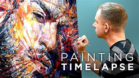 Process Time Lapse Expressive Oil Painting Male Portrait Youtube