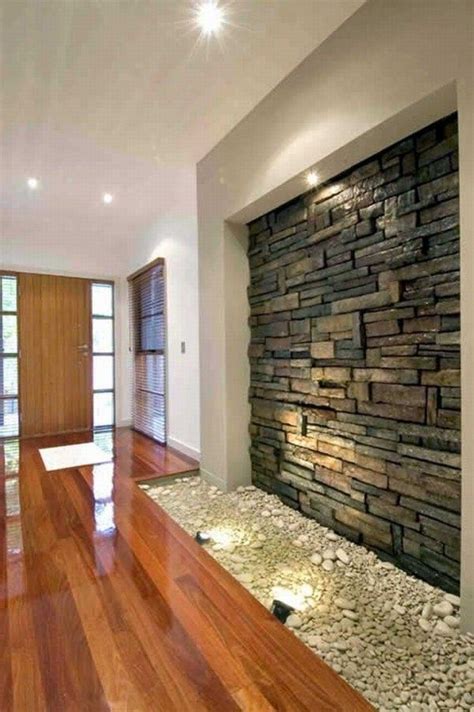 Sharp And Round Stones Emphasis On Texture Stone Walls Interior