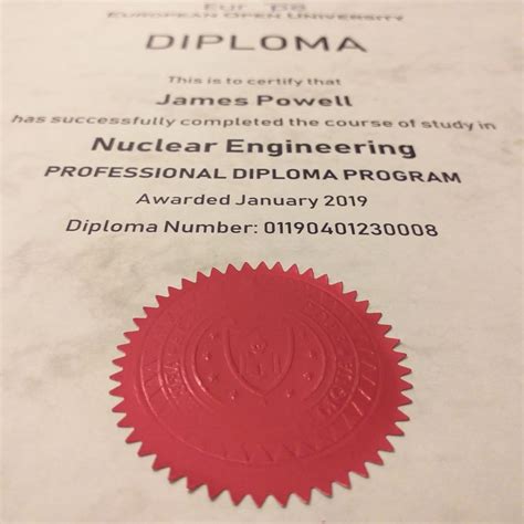 Diploma And Certificate Samples Academy Europe European Open University