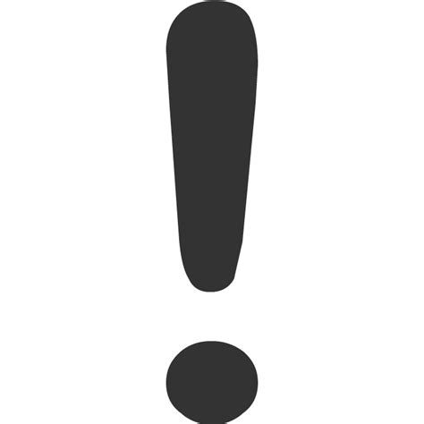 Exclamation Mark PNG Transparent Image Download Size X Px