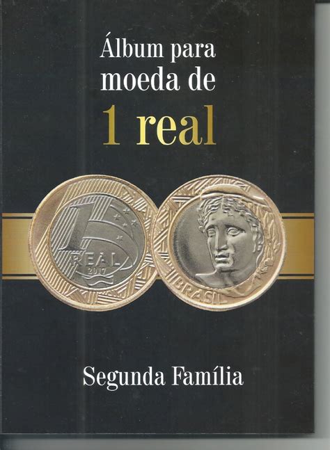 10 Álbum Para Moedas De 1 Real Segunda Familia Parcelamento Sem Juros