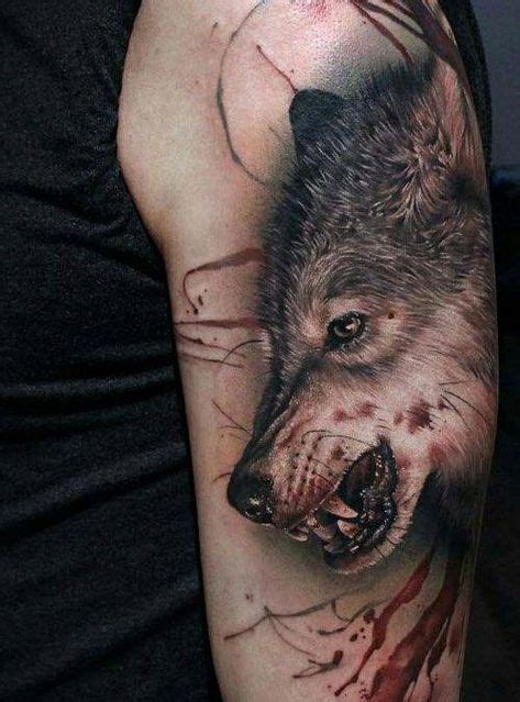 Realistic Wolf Tattoos Best Wolf Tattoos For Men Cool Wolf Tattoo