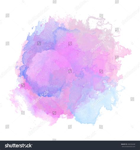 Vector Watercolor Background Isolated Watercolor Texture Stock Vector