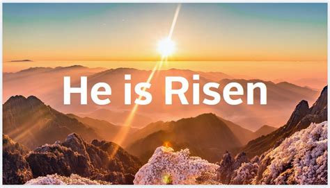 A traditional easter greeting in the western church is the exclamation he is risen! and the traditional response is he is risen, indeed!. He is Risen - Your Easter Reflection from CMMB | CMMB Blog