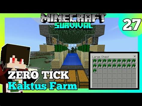 How to build a zero tick (0 tick) cactus farm → how to make the fastest cactus farm in minecraft, simple tutorial this cactus. Mari Membangun ZERO-TICK Kaktus Farm - Minecraft Mpus ...