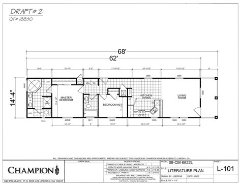 1 bed detached house for sale. Cm6622l in 2020 | Mobile home floor plans, Single wide ...