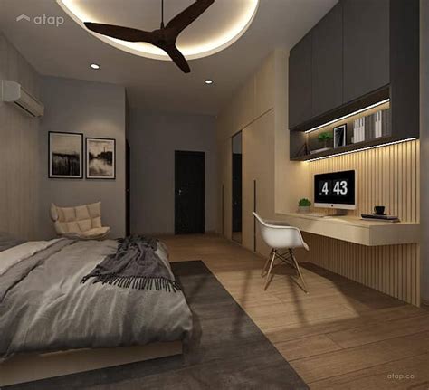 Contemporary Modern Bedroom Study Room Semi Detached Design Ideas