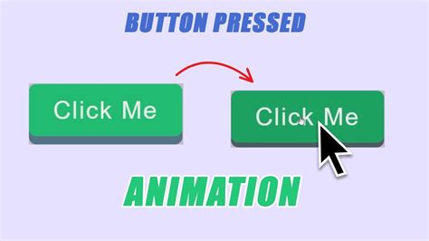 How To Create Button With Pressed Effect On Click Using Css Youtube