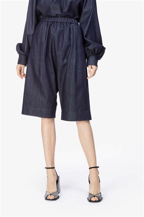 Wide Leg Bermuda Shorts N°21 Official Online Store