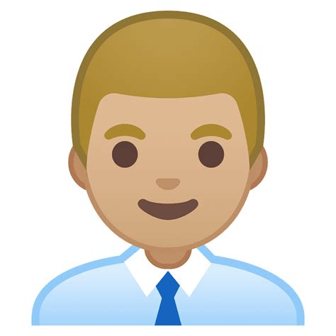 Man Office Worker Emoji Clipart Free Download Transparent Png Creazilla