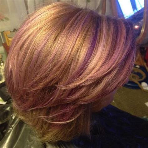 To keep cool blonde highlights from going brassy, try a purple shampoo like redken blonde idol shampoo. 22 Sassy Purple Highlighted Hairstyles (for Short, Medium ...