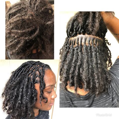 Choose a shampoo that hydrates your curly hair, which is naturally drier than straight hair. TUESDAY MARTIN on Instagram: "loc maintenance & retwist on ...