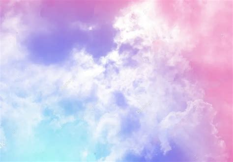 Pastel Rainbow Clouds