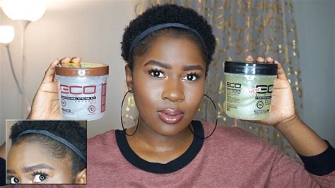 Testing Out New Eco Styler Gels On Type 4 Natural Hair Edgesmona B