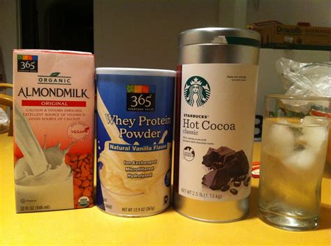 Best Low Cal Protein Shake 1 Cup Almond Milk 1 Cup Ice 1 Tbsp Rich Coco Mix 1 2 Of Vanilla