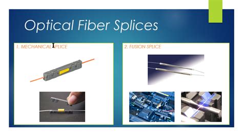 Optical Fiber Splices Mechanical Splice And Fusion Splice Video