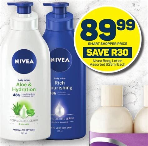 Nivea Body Lotion Assorted 625ml Each Offer At Pick N Pay
