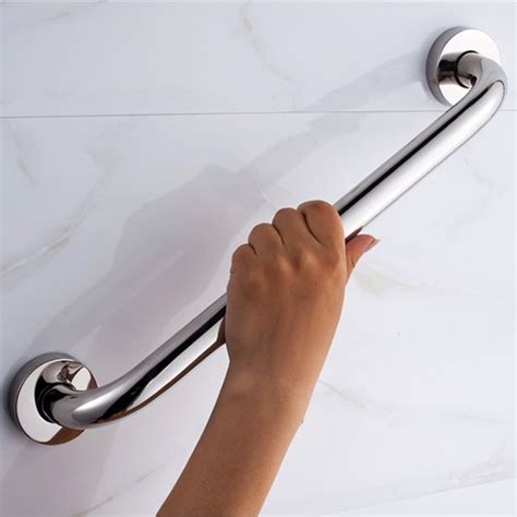 Chrome Polished 304 Stainless Steel Bathroom Bathtub Handrail Safety