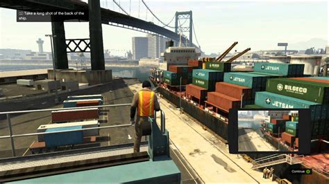 Grand Theft Auto V Main Mission 27 Scouting The Port