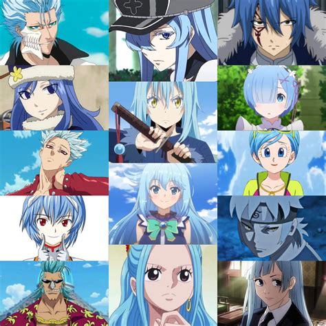 Top More Than 78 Blue Hair Anime Characters Best Induhocakina