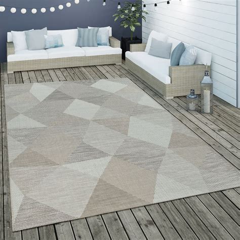 Entdecken sie unsere teppiche im sale und sparen sie! In- & Outdoor-Teppich Rauten-Muster | TeppichCenter24