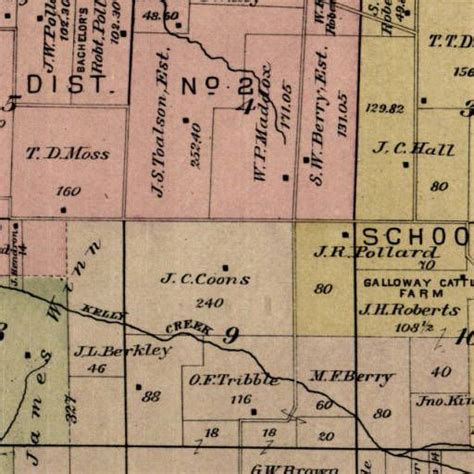 Plat Book Of Boone County Missouri 1898 Plat Maps Of Missouri