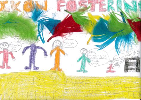Foster Childrens Drawing Of Ikon Fostering Of Walsall Ikon Fostering