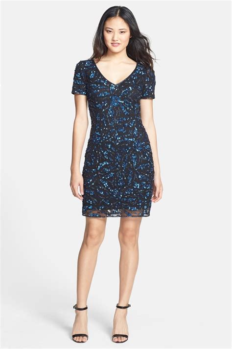Adrianna Papell 'Tonal Floral' Embellished Sheath Dress by Adrianna Papell on @nordstrom_rack ...