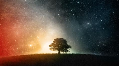 Wallpaper Colorful Night Galaxy Sky Stars Atmosphere Astronomy