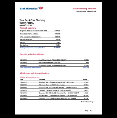 Using your card outside the u.s. Bank Statements, Customized | Statement template, Credit card statement, Bank statement