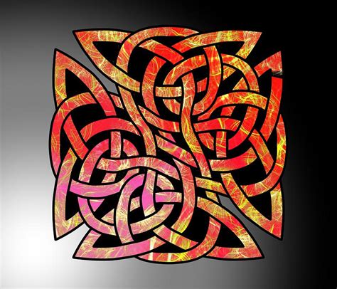 Celtic Shield Knot 6 Digital Art By Joan Stratton Fine Art America
