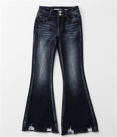 Girls Kancan Signature High Rise Flare Jean Girls Jeans In April