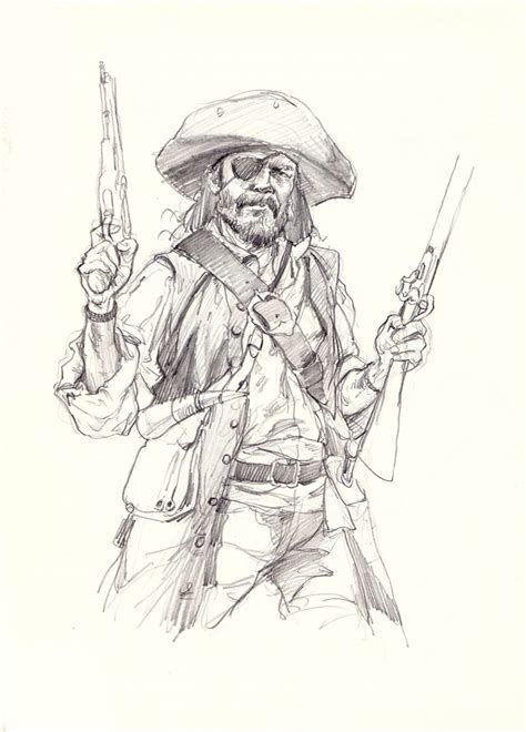 Pirate Sketch 1 By Josephqiuart On Deviantart