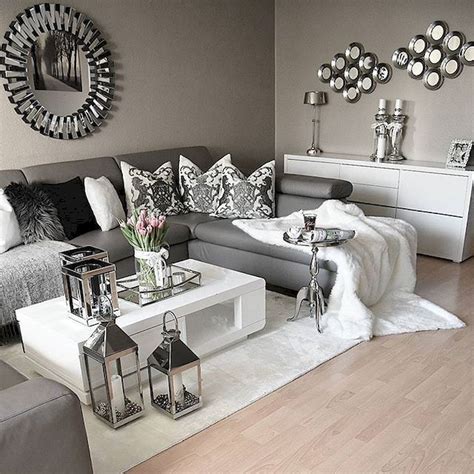 Nice Modern Living Room Ideas With Grey Coloring