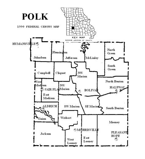It is the only site you will ever need! Polk County, Missouri: Maps and Gazetteers