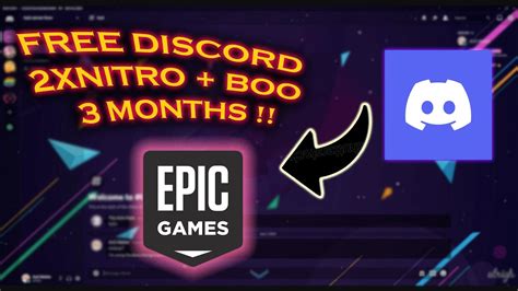How To Get Discord Nitro For Free Epic Games
