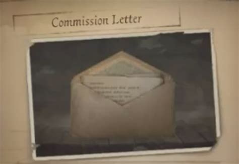 Commission Letter Identity V Wiki Fandom