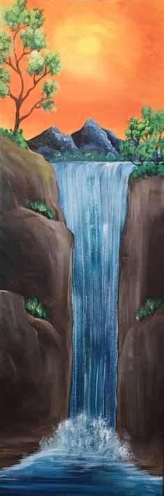 Paint Nite Paint Nite At Dunns February 21 Waterfall Paintings