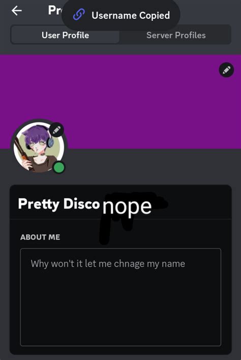 Discord Wont Let Me Change My Username This Is The First Username