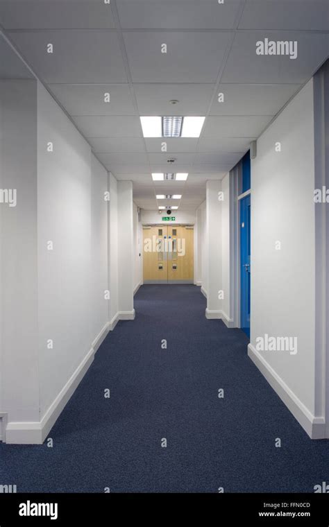 Modern Office Corridor Stock Photo Alamy