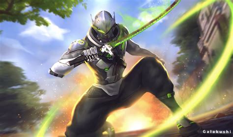 Download Genji Overwatch Video Game Overwatch Hd Wallpaper By Galakushi