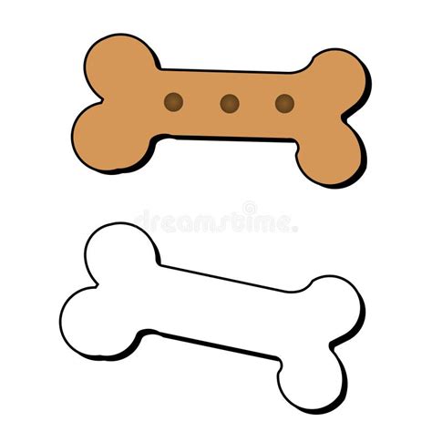 Dog Bone Vector Stock Vector Illustration Of Healthy 12864557