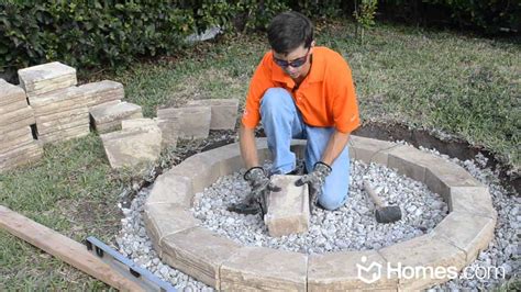 Here's how to make a diy fire pit. Simple DIY Stone Outdoor Fire Pit