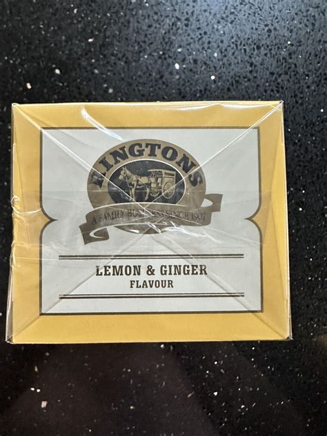 Ringtons Lemon And Ginger Individual Wrapped Tea Infusion Bags 25 Bnib
